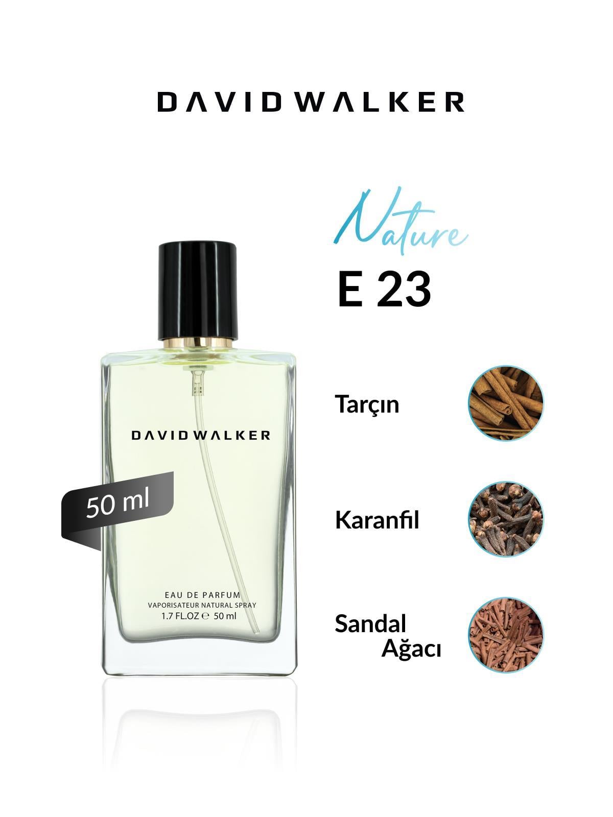 David Walker E23 Comer 50 ml Erkek Parfüm | Nature