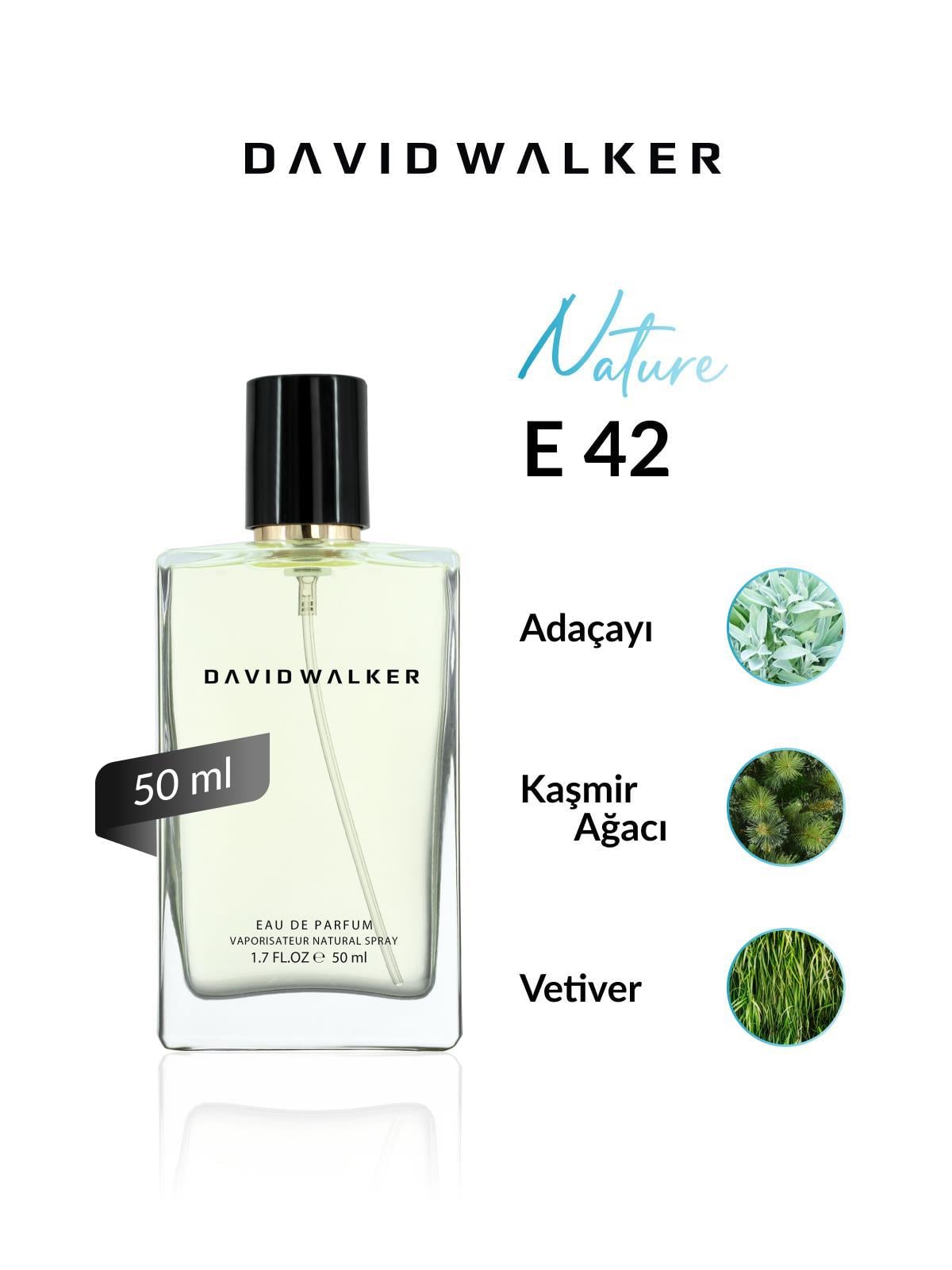 David Walker E42 Manuel 50 ml Erkek Parfüm | Nature
