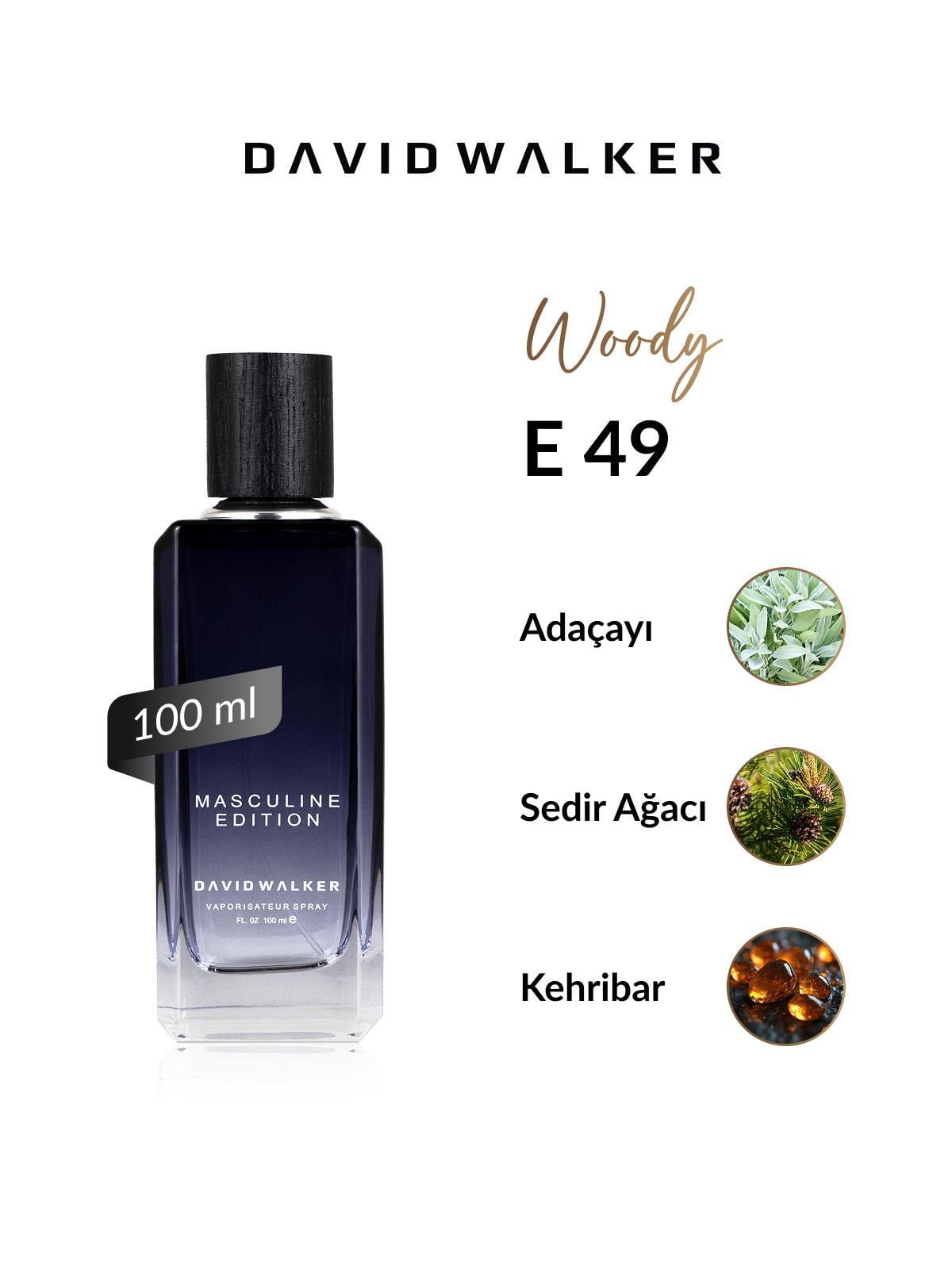 David Walker CENTRUE E49 100ML Erkek Parfüm