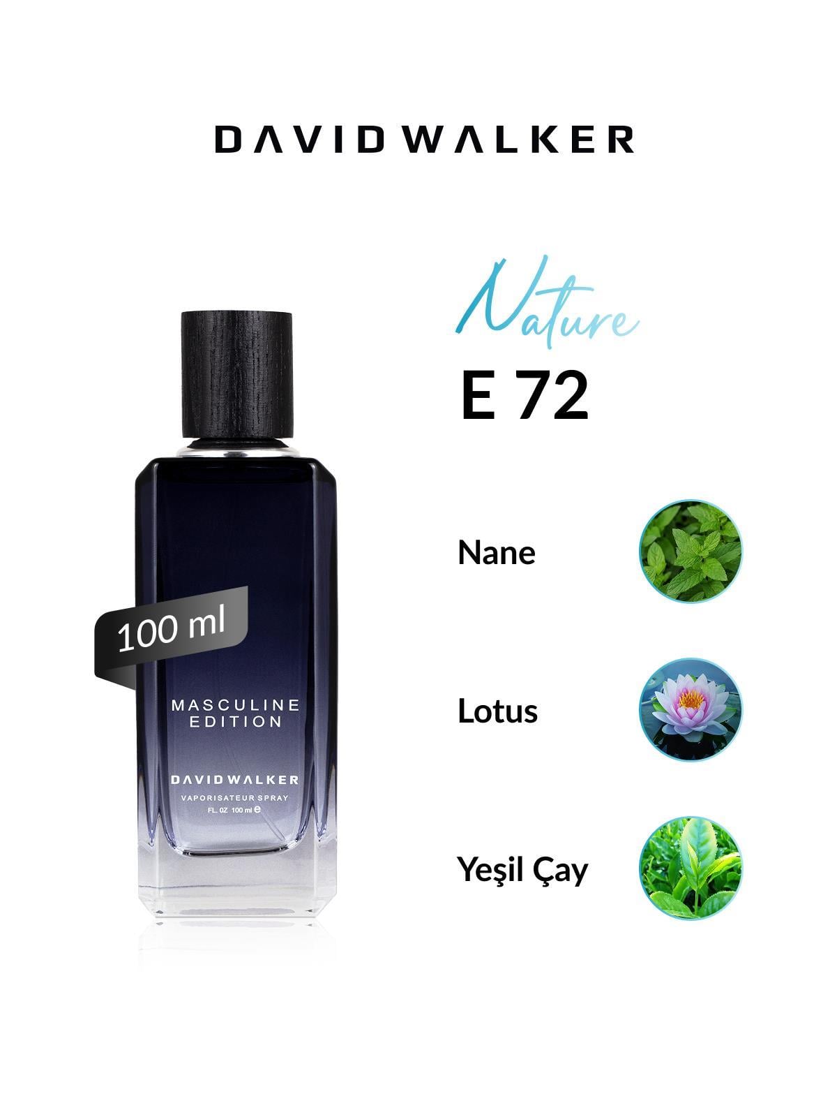 David Walker E72 Vincet 100 ml Erkek Parfüm | Nature