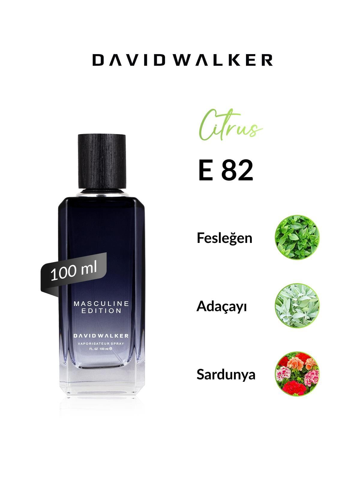 David Walker BLUES E82 100ML Erkek Parfüm