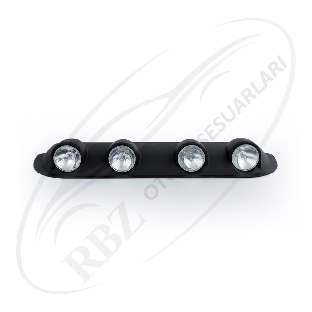 SIS LAMBASI OFF ROAD YUVARLAK TIP H3 AMPULLU 4 LU SET BEYAZ