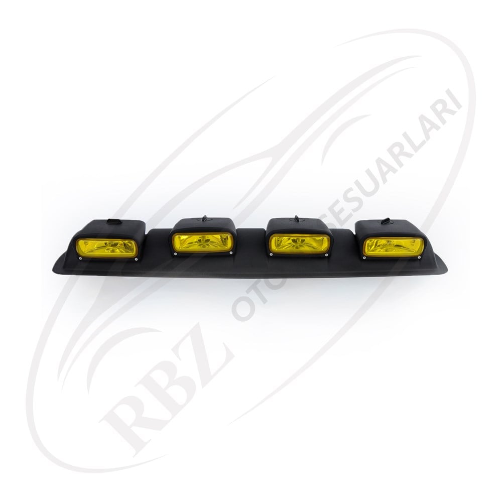 SIS LAMBASI OFF ROAD OVAL TIP H3 AMPULLU 4 LU SET SARI