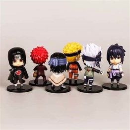 6'lı Naruto Action Anime Manga Figür 