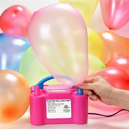 Elektrikli Balon Pompası Çift Uçlu Çift Çıkışlı Balon Makinası