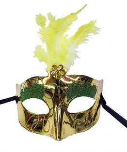 Tüylü Yılbaşı Parti Maskesi