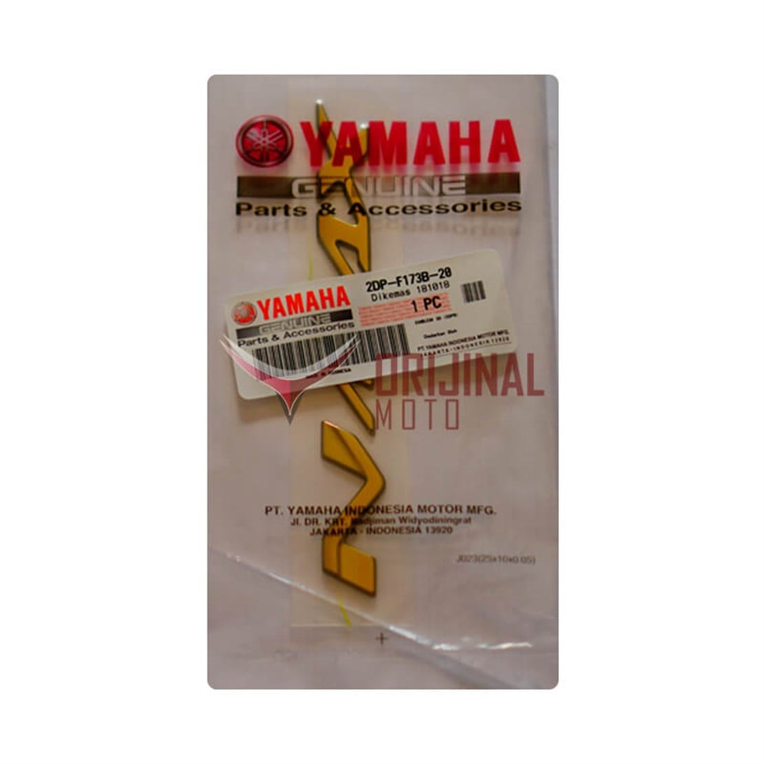 YAMAHA NMAX 125 155 3D STICKER AMBLEM ALTIN SARISI