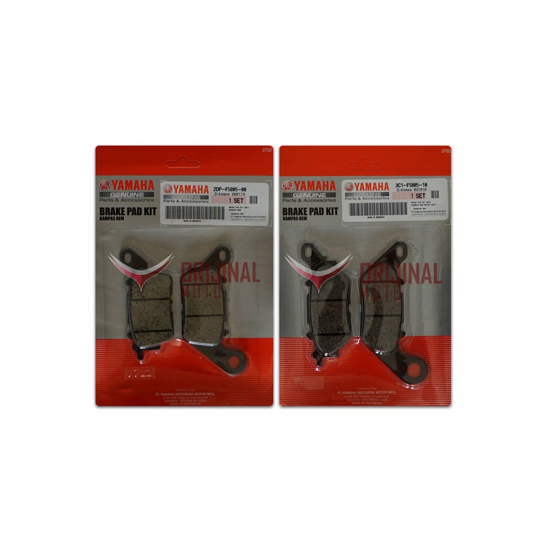 YAMAHA NMAX 125 155 ÖN ARKA FREN BALATA SETİ