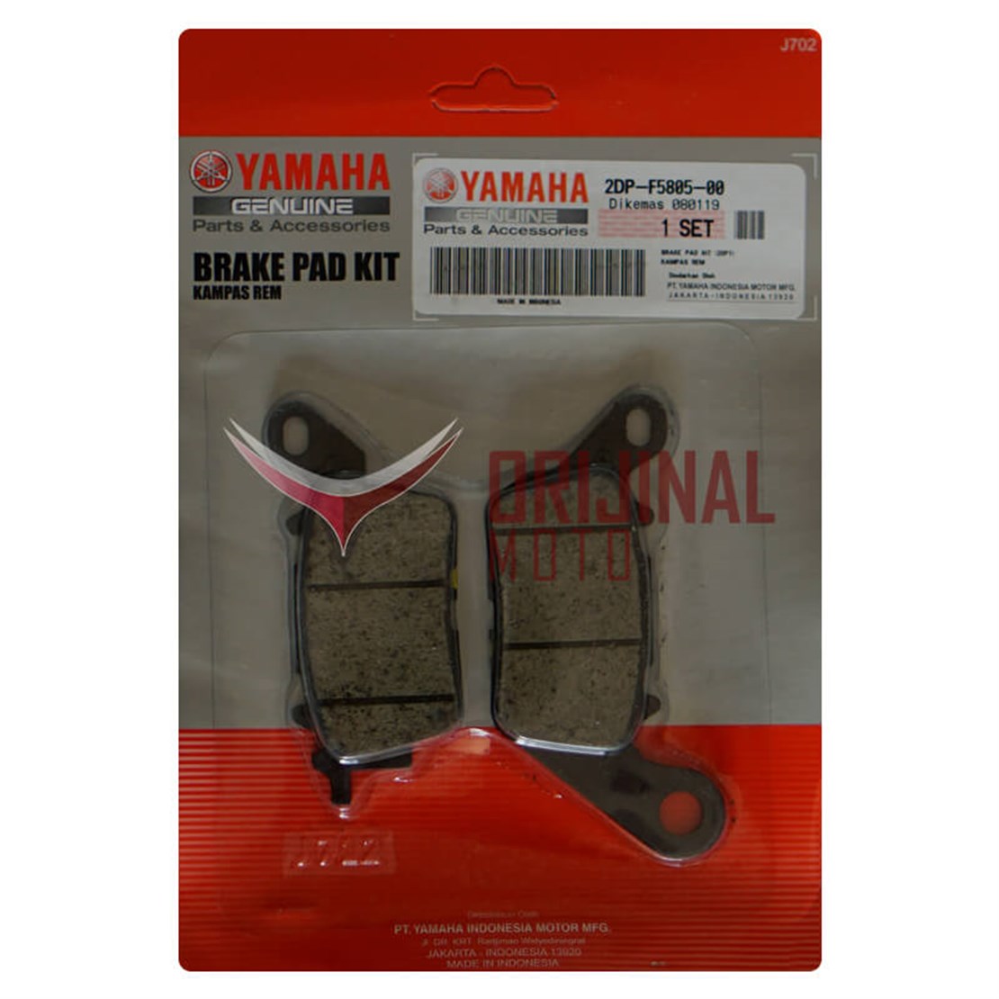 YAMAHA NMAX 125 155 ÖN FREN BALATASI