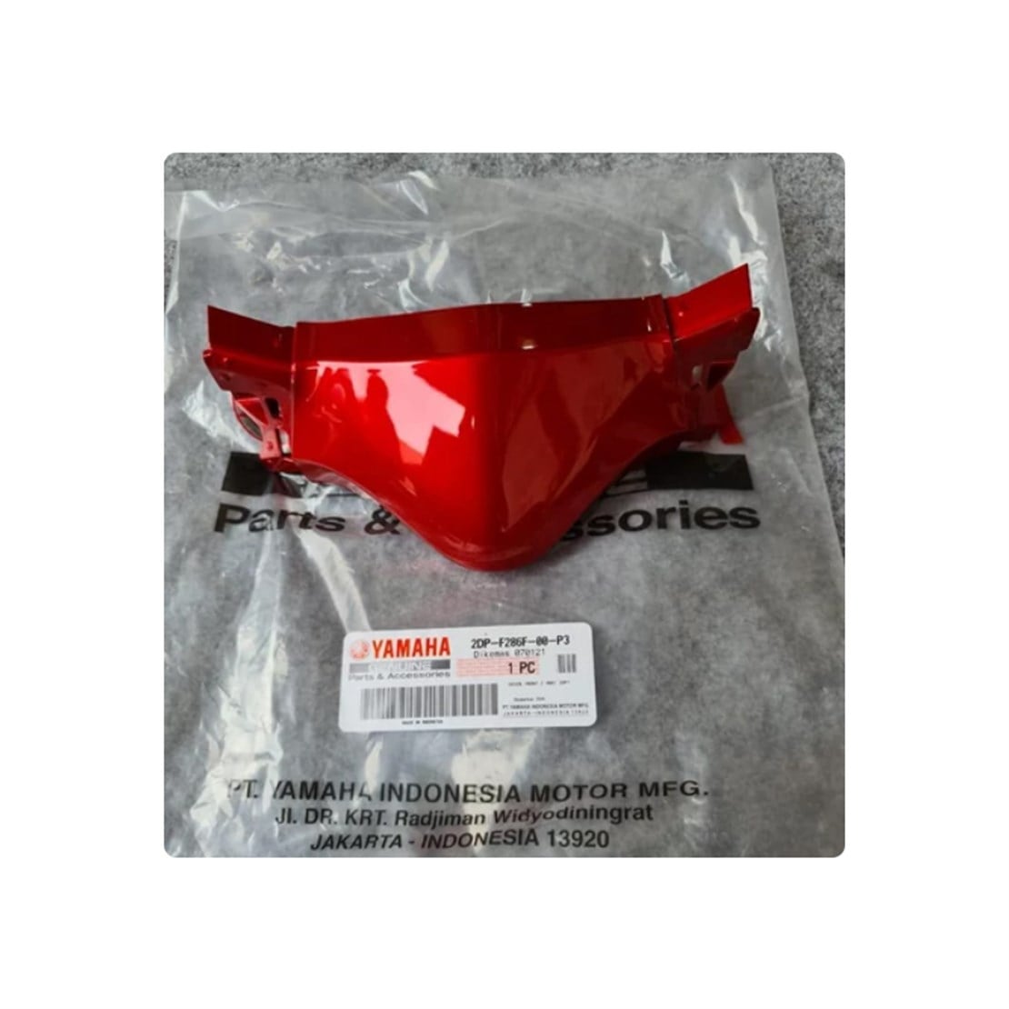 YAMAHA NMAX 125 ÖN KAPAK PARLAK KIRMIZI
