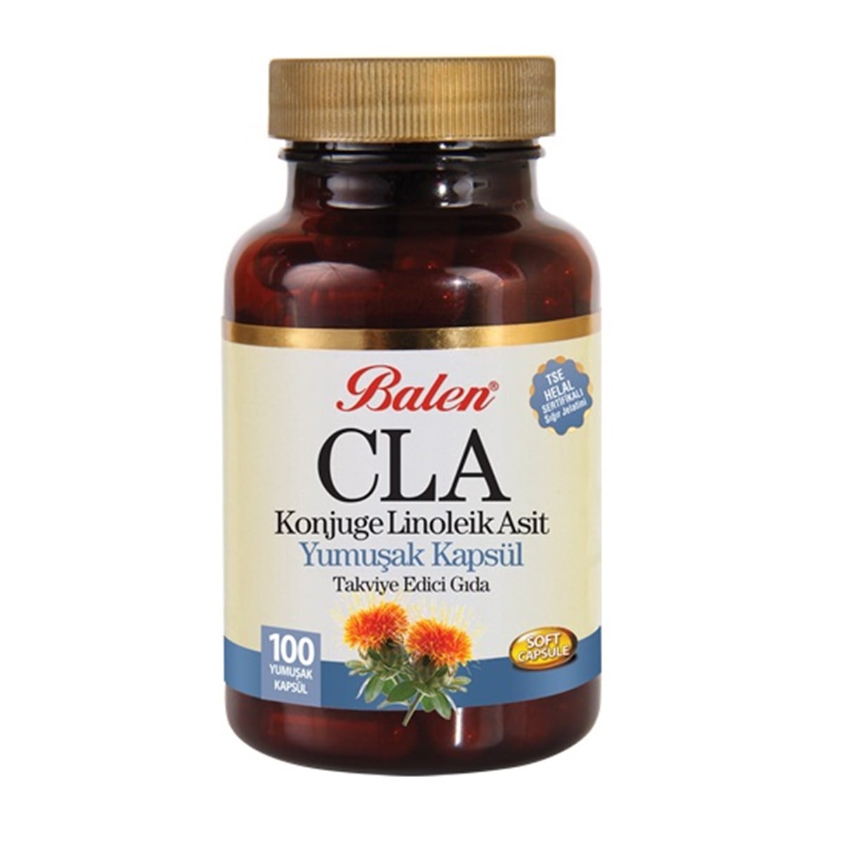 Balen CLA (Aspir Yağı) Yumuşak Kapsül 1380 mg 100 Kapsül