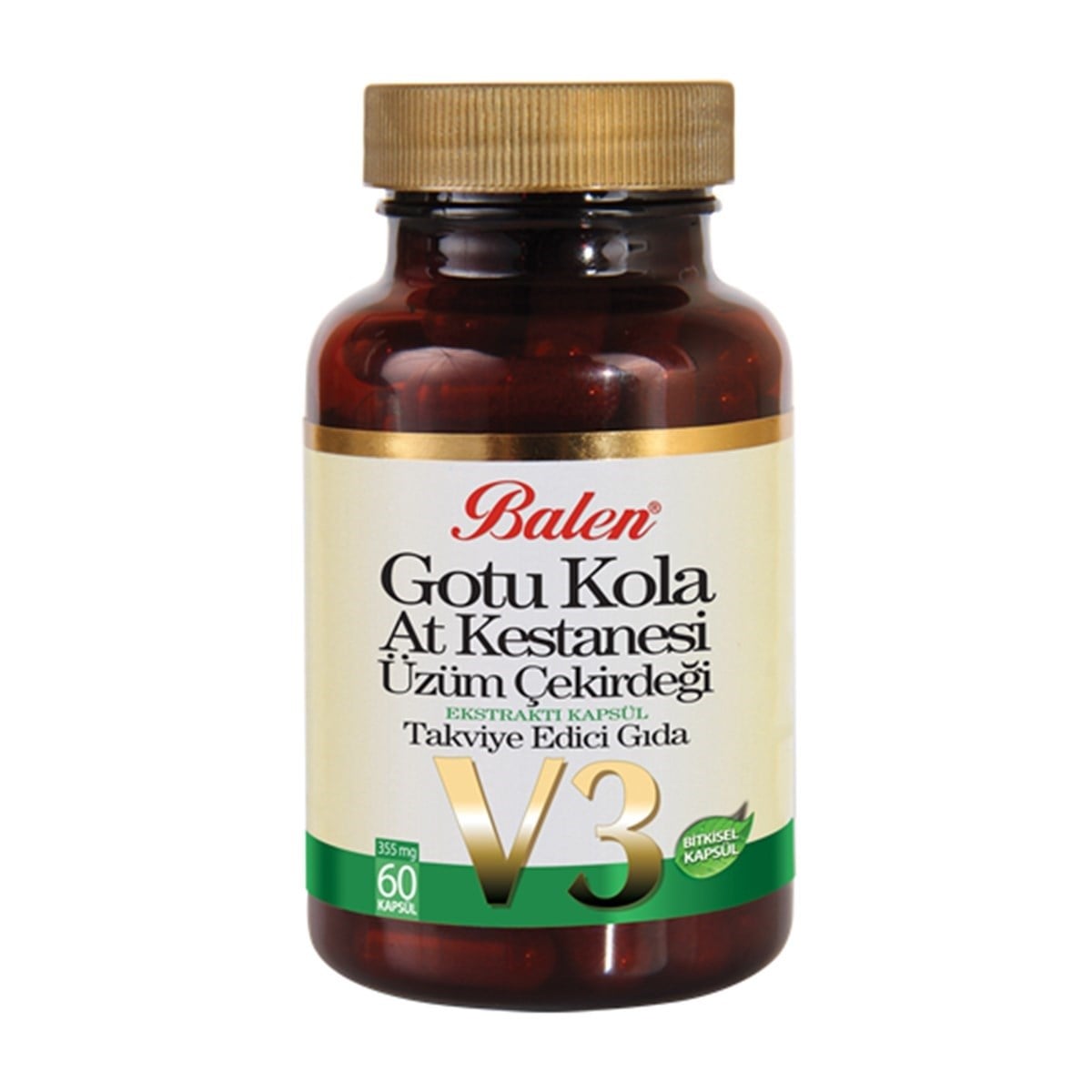Balen Gotu Kola At Kestanesi Üzüm Çekirdeği Kapsül 60 Kapsül