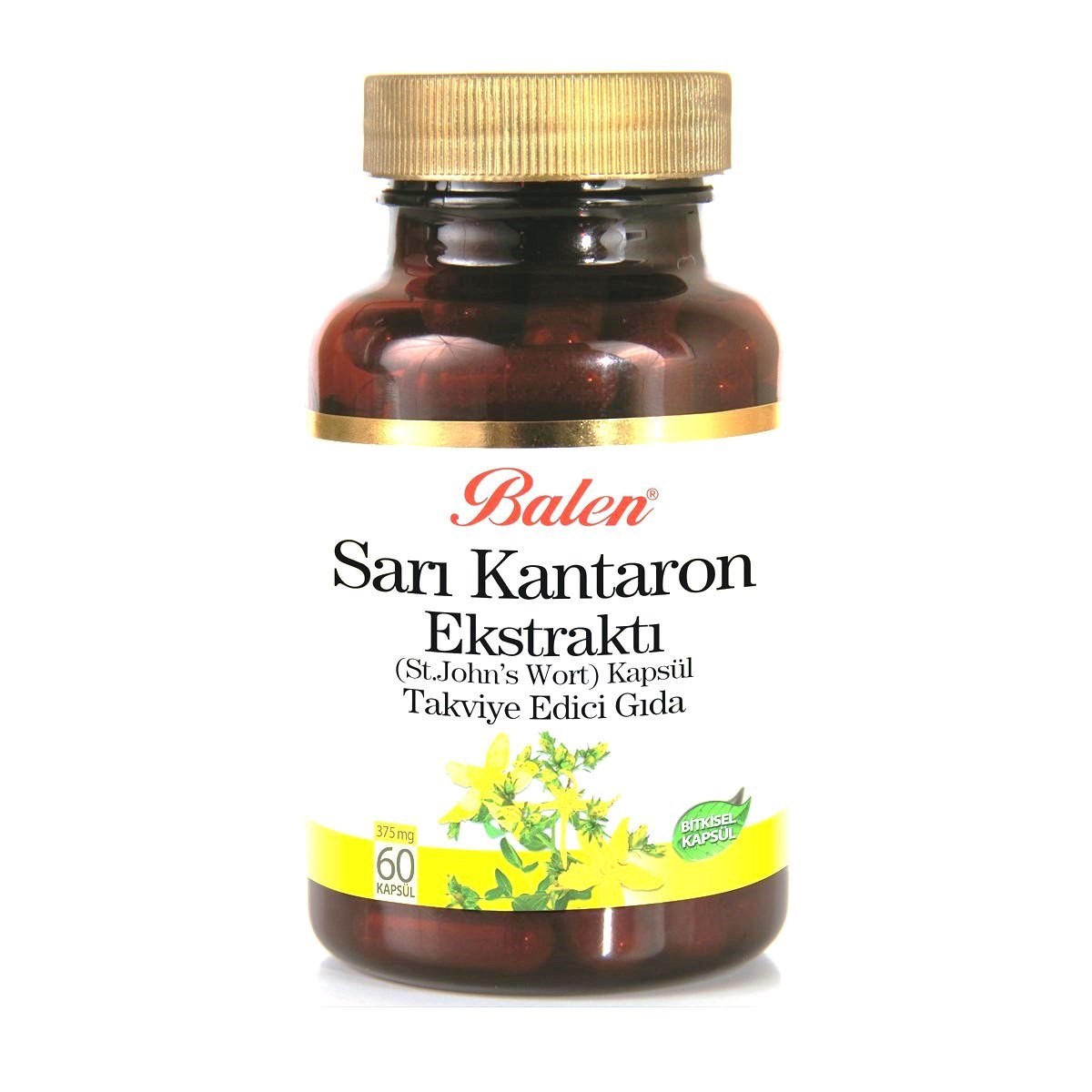 Balen Sarı Kantaron Ekstraktı (St. John's Wort) 375 mg 60 Kapsül