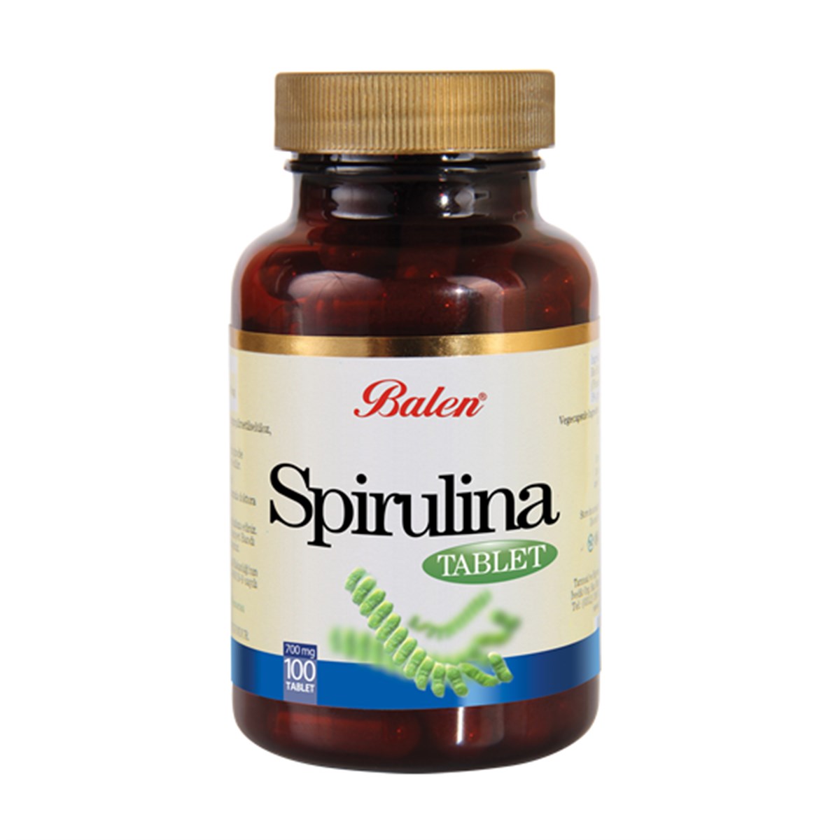 Balen Spirulina (Yosun Hapı) 700 Mg 100 Tablet