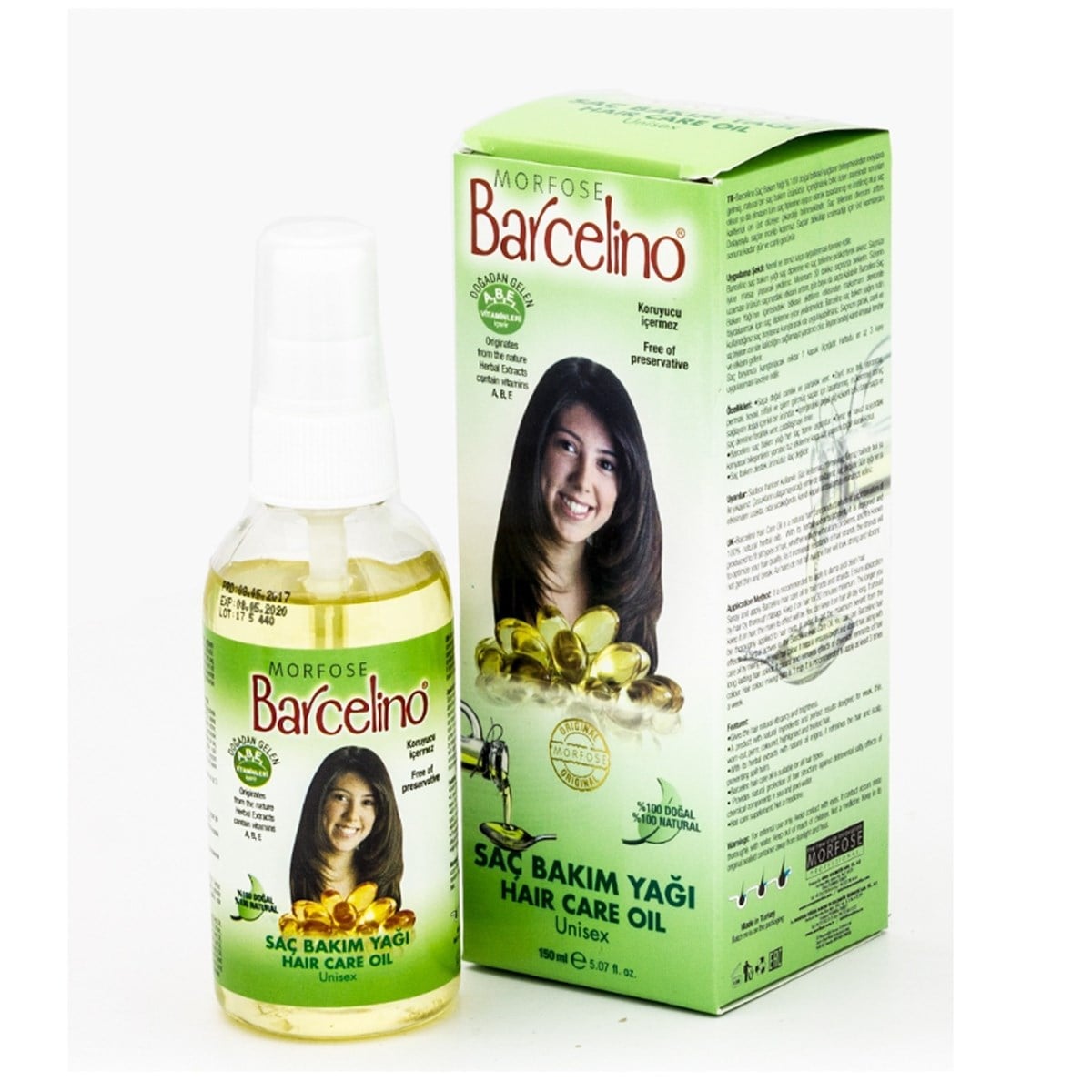 Barcelino Saç Bakım Yağı