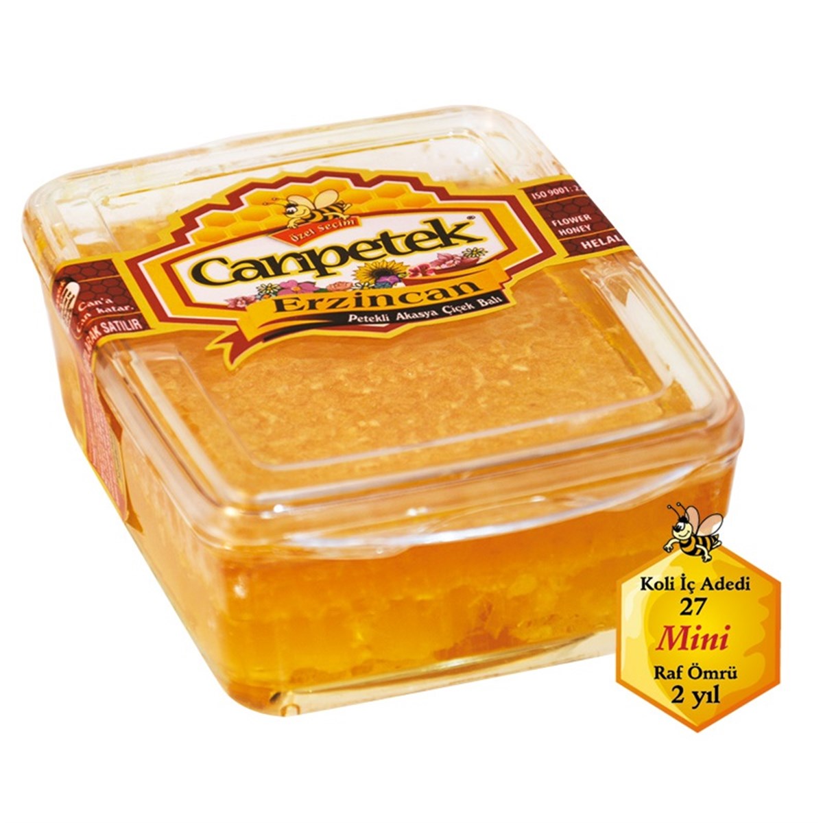 Canpetek Erzincan Petekli Çiçek Balı 250 gr