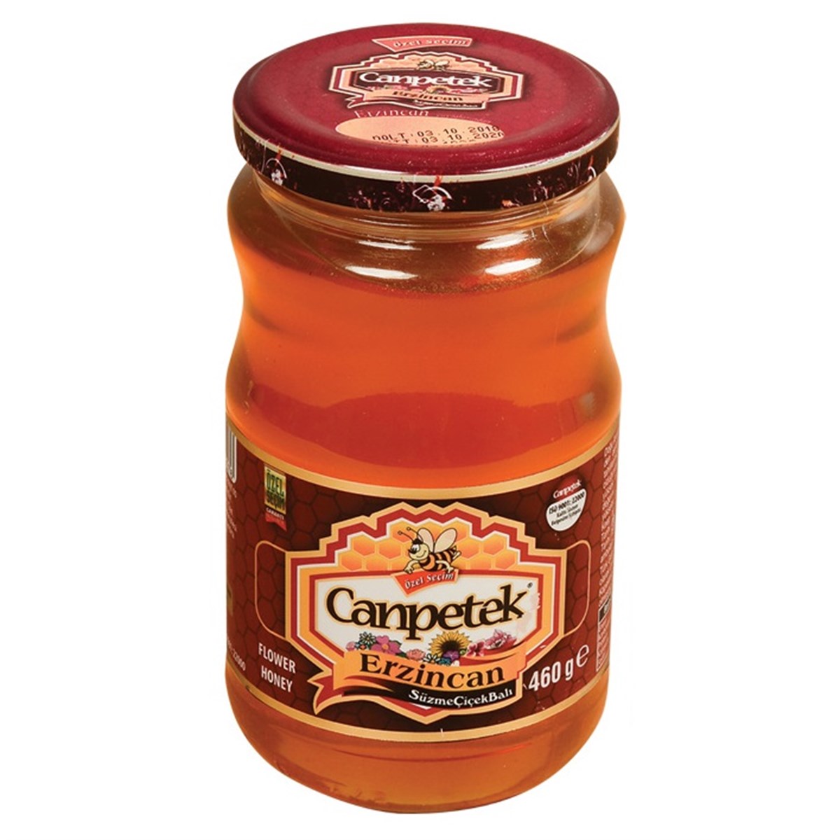 Canpetek Erzincan Süzme Çiçek Balı 460 Gram