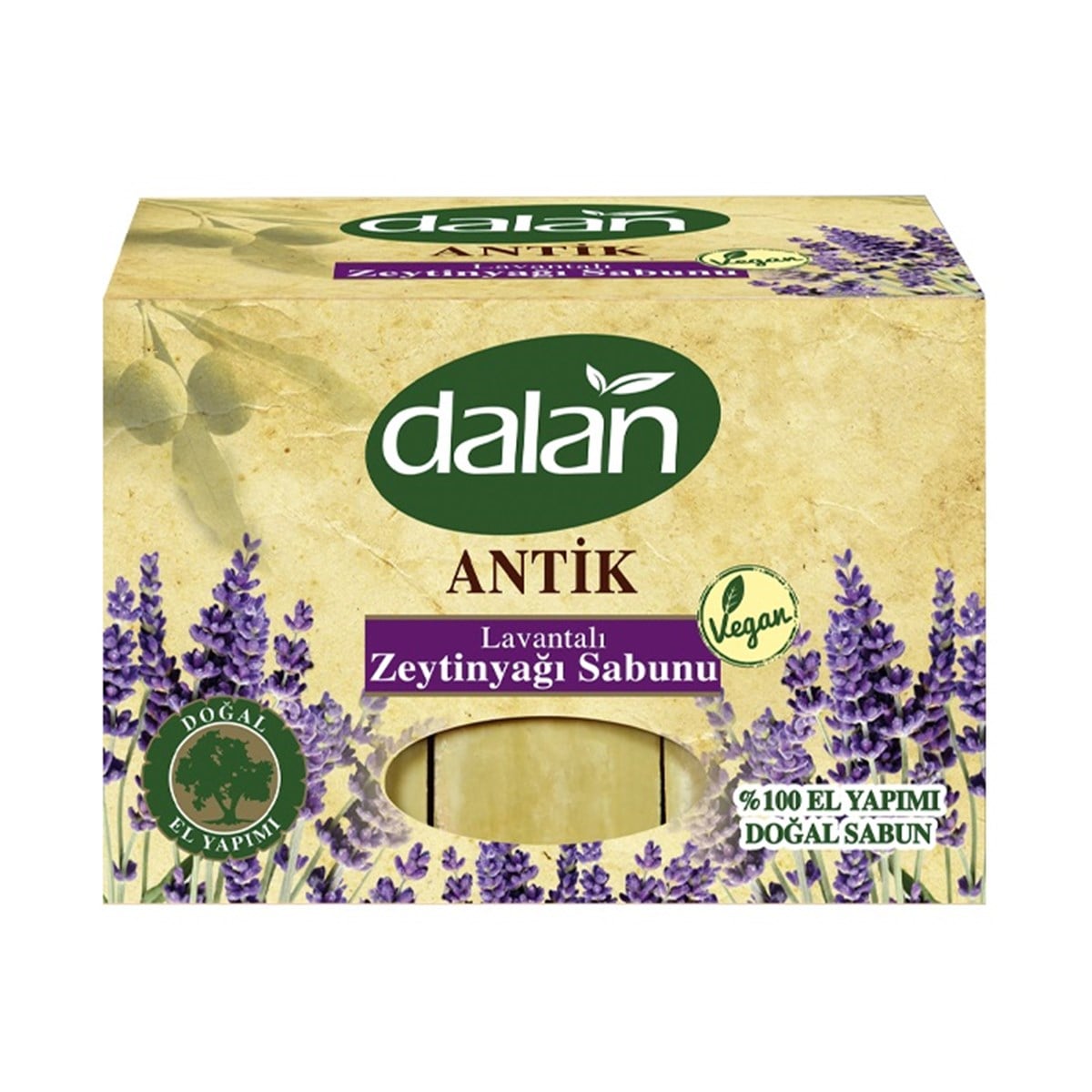 Dalan Antik Lavantalı Zeytinyağı Sabunu 450 gr (3 lü Ekonomik Paket)
