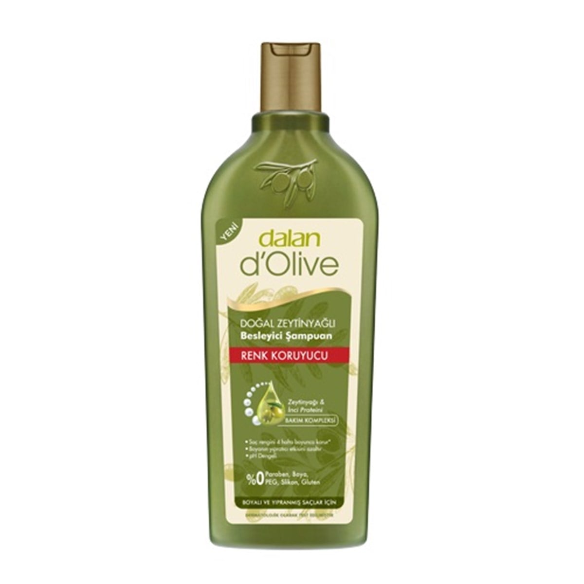 Dalan D'Olive Doğal Zeytinyağlı Renk Koruyucu Besleyici Şampuan 400 ml