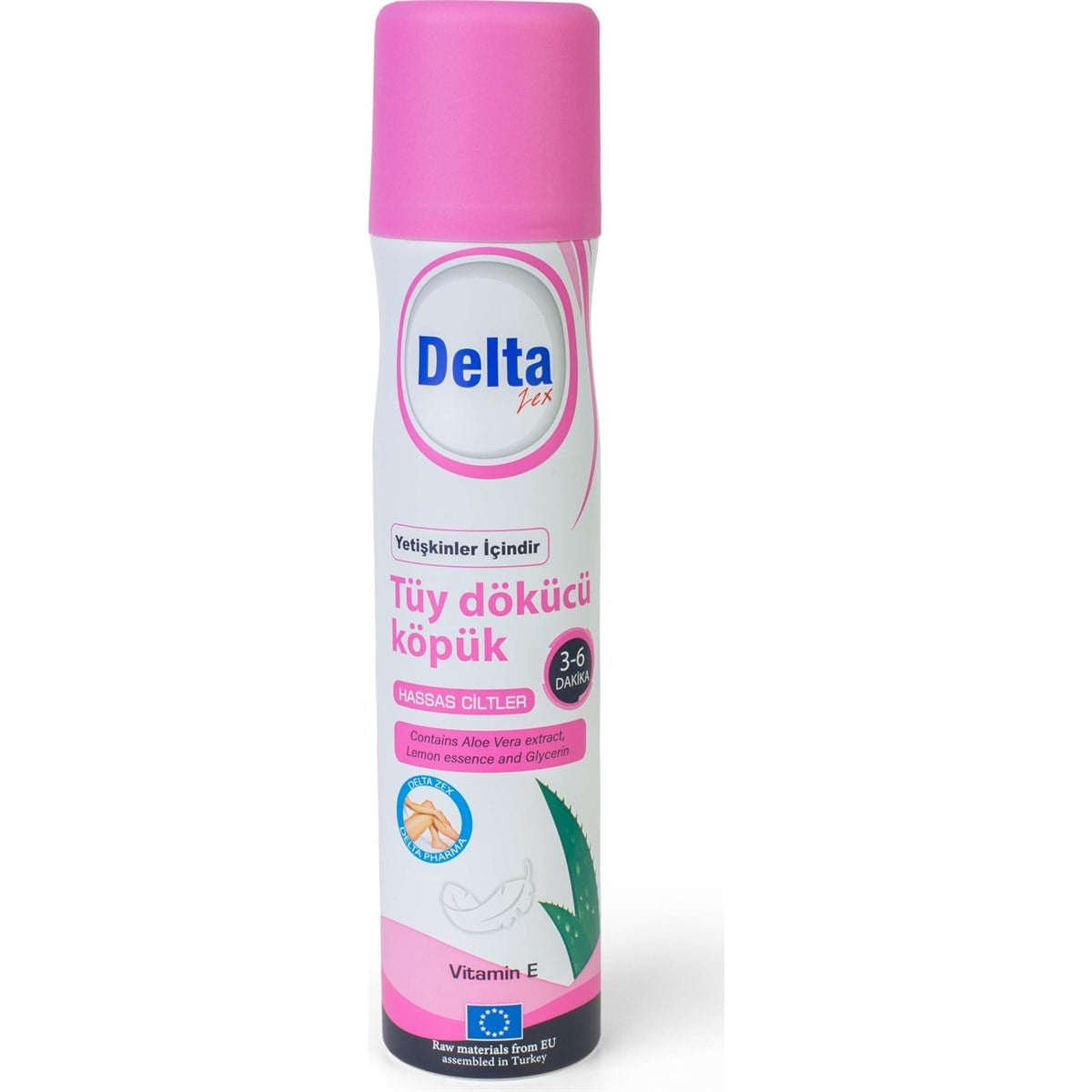 Delta Zex Tüy Dökücü Köpük Sprey Hassas Cilt 200 ml