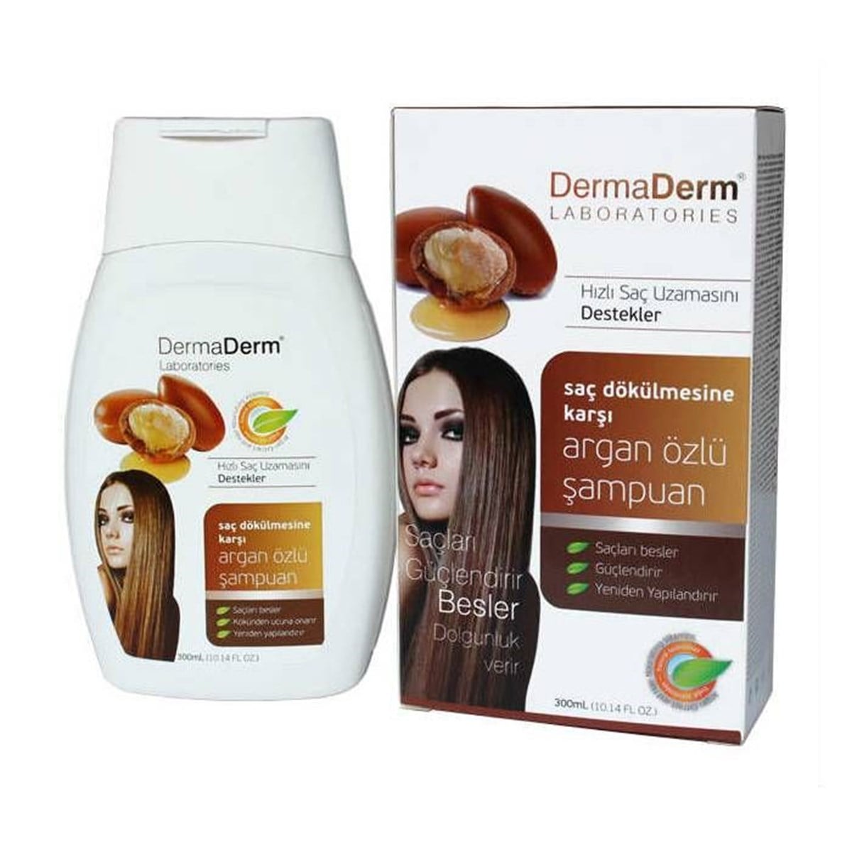 Dermaderm Argan Yağı Özlü Saç Dökülmesine Karşı Şampuan 300 ml