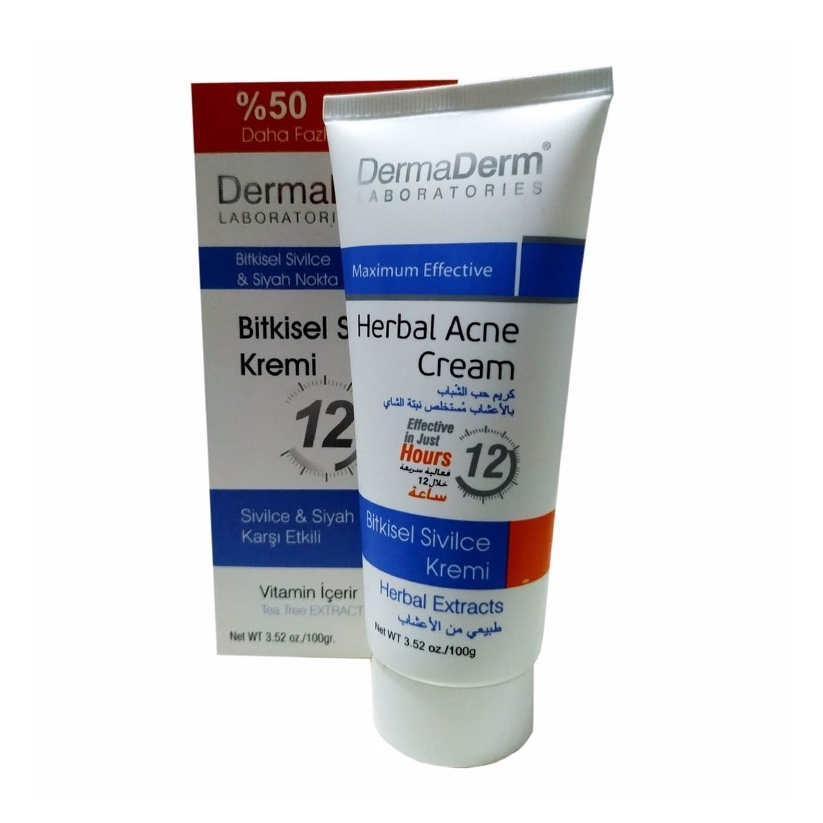 Dermaderm Bitkisel Sivilce Giderici Krem 100 gr