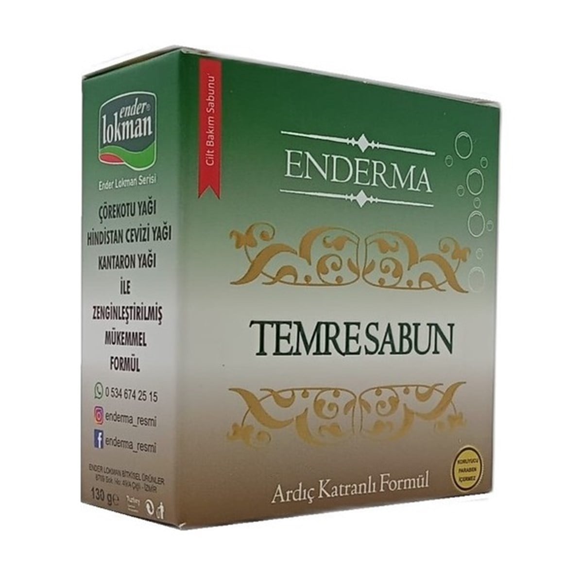 Ender Lokman Enderma Temre Sabun 130 gr