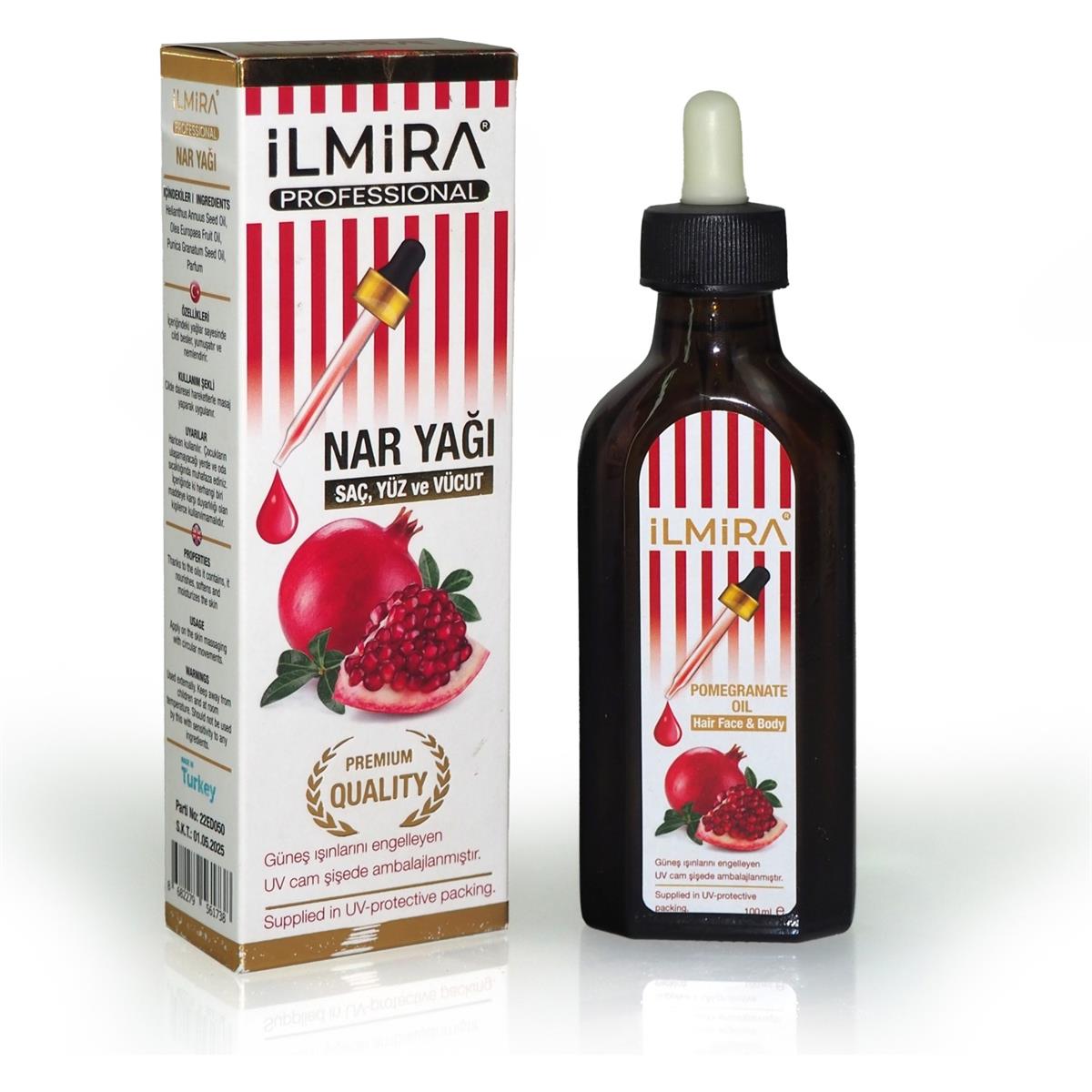 İlmira Nar Yağı 100 ml (Saç, Yüz ve Vücut Yağı)