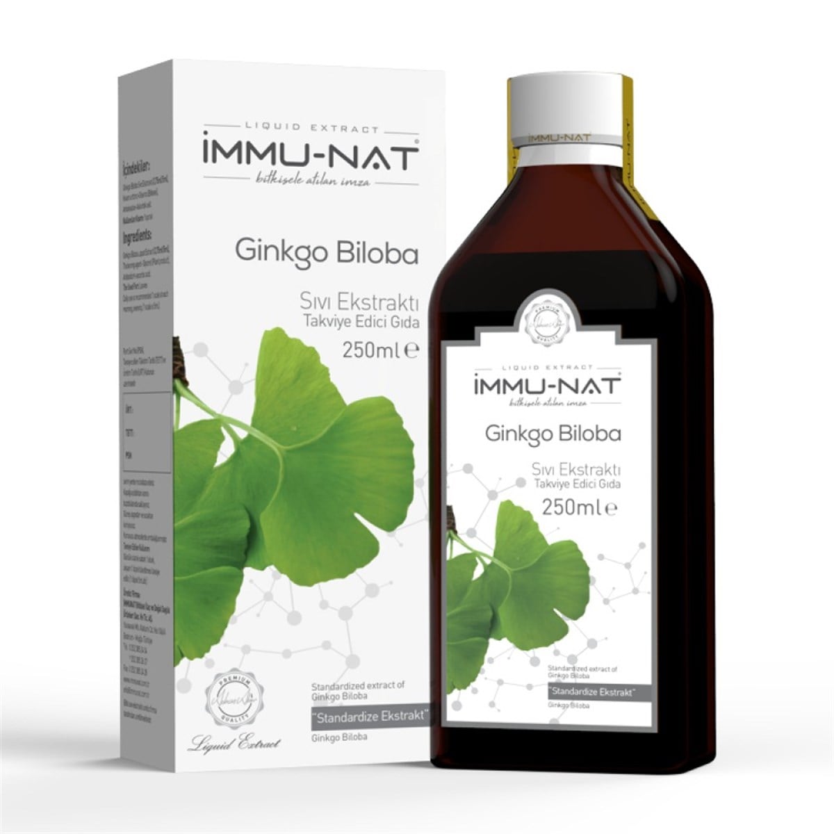İmmunat Ginkgo Biloba Ekstraktı 250 ml