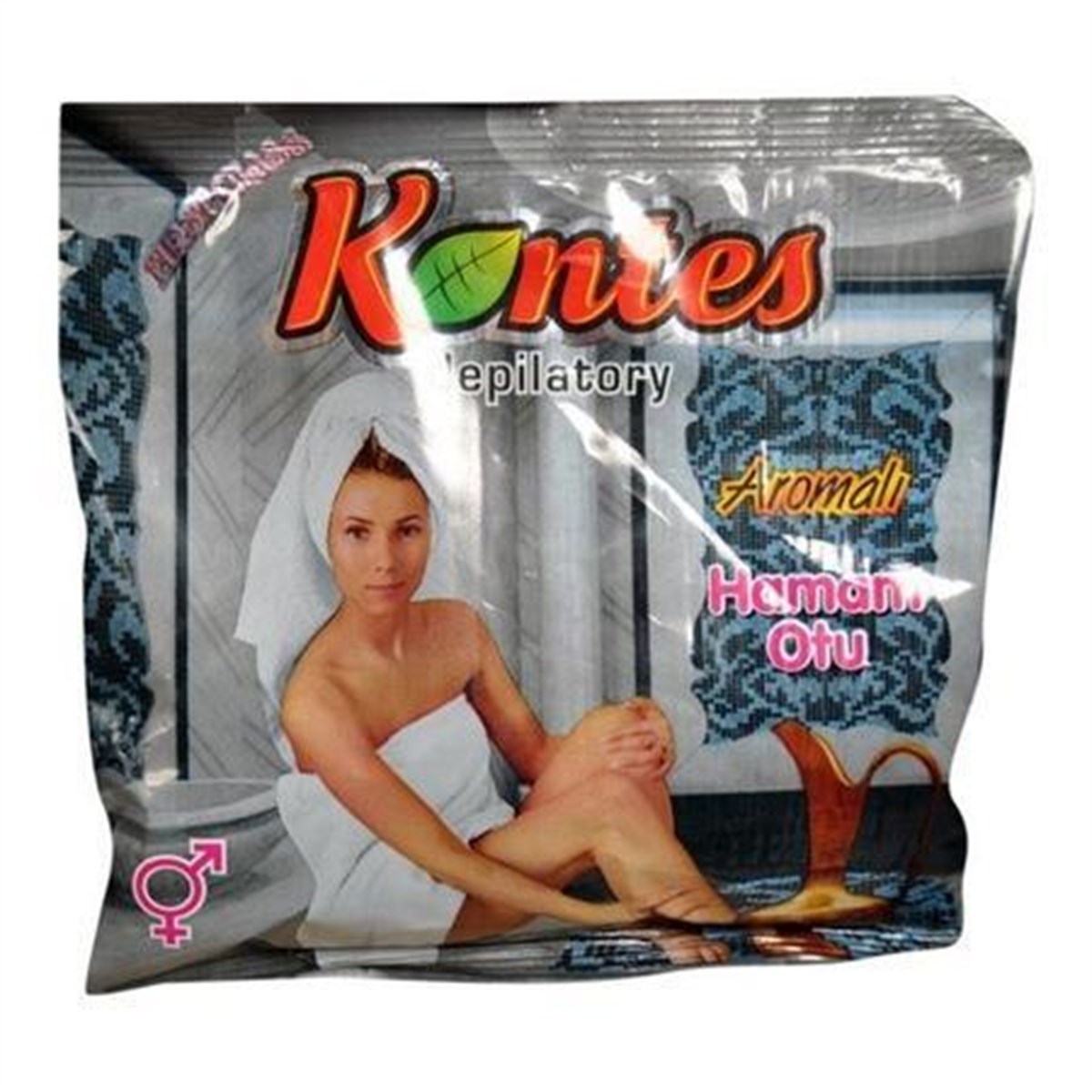 Kontes Hamam Otu Tüy Dökücü Zırnık 200 gr (Gül Kokulu)