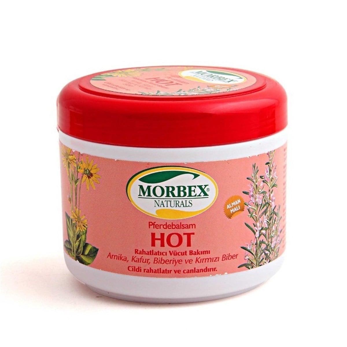 Morbex Hot Dinlendirici ve Rahatlatıcı Bitkisel Masaj Jeli 500 ml