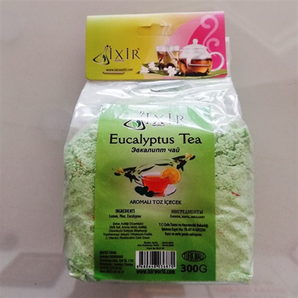 İxir Okaliptus Çayı Eucalyptus Tea (Mentol Ferahlığı) 300 gr