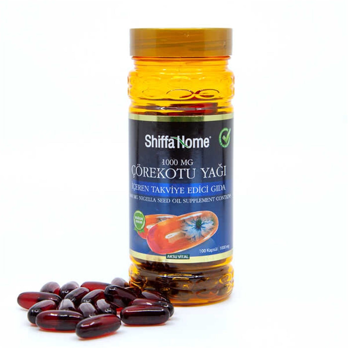 Shiffa Home Çörekotu Yağı 1000 mg Softjel