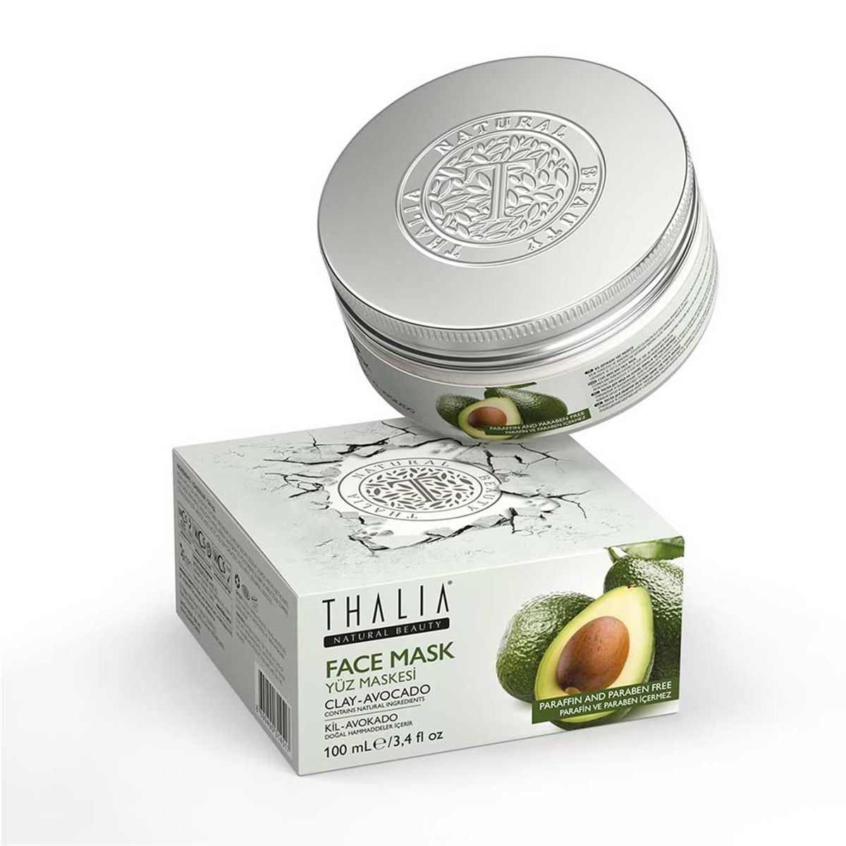 Thalia Avokado Kil Özlü Yüz Maskesi 100 ml (Avocado Clay Mask)