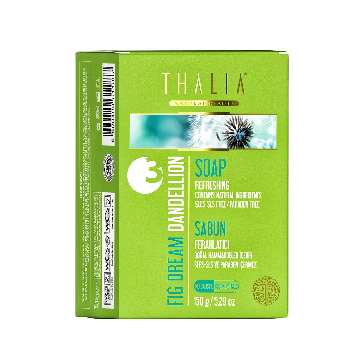 Thalia Fig Dream (Karahindiba Özü) Dandelion Katı Sabun 150 Gr