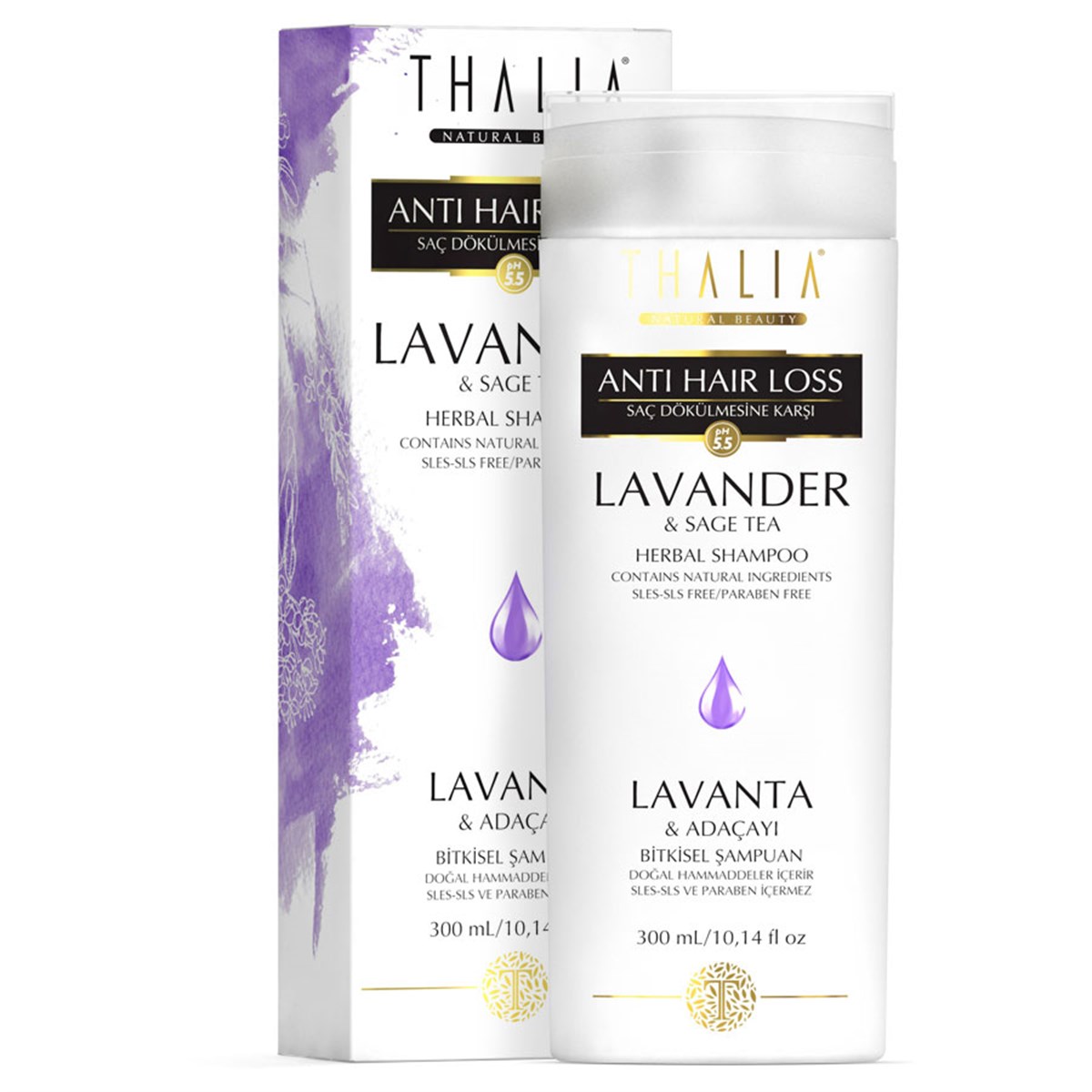 Thalia Lavanta ve Adaçayı Özlü Şampuan 300 ml