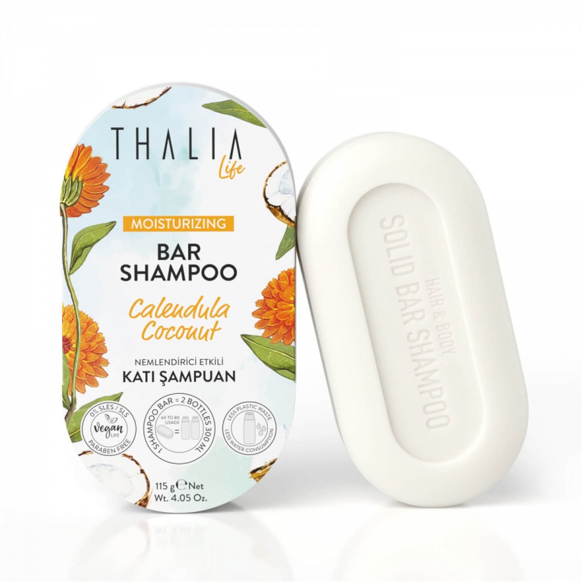 Thalia Nemlendirici Etkili Katı Şampuan 115 gr