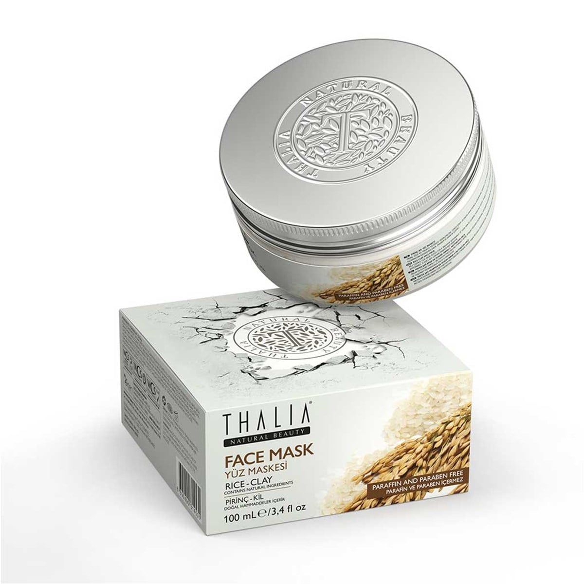 Thalia Pirinç Kil Özlü Yüz Maskesi 100 ml (Rica Clay Mask)