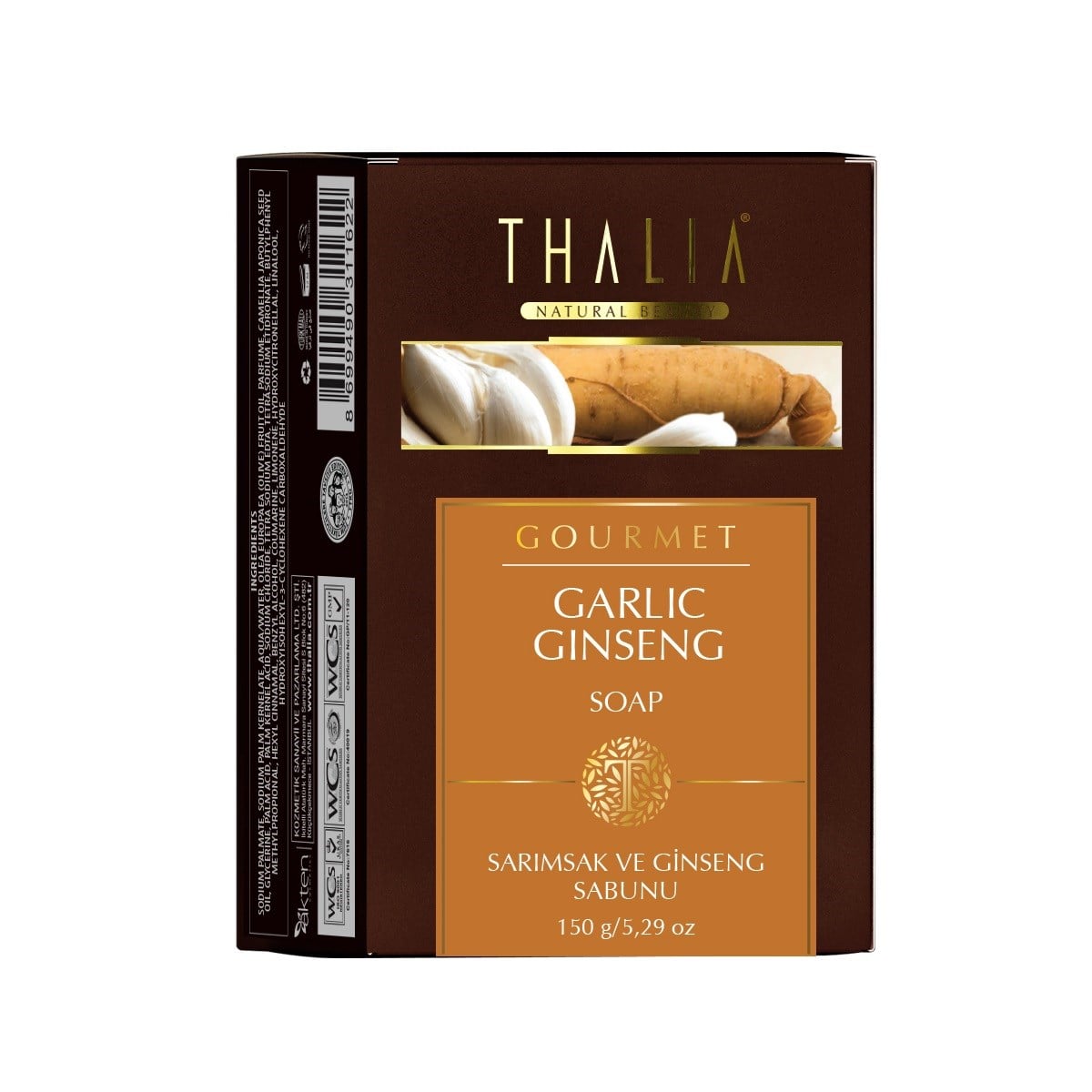 Thalia Sarımsak ve Ginseng Sabun 150 gr (Garlic & Ginseng Soap)