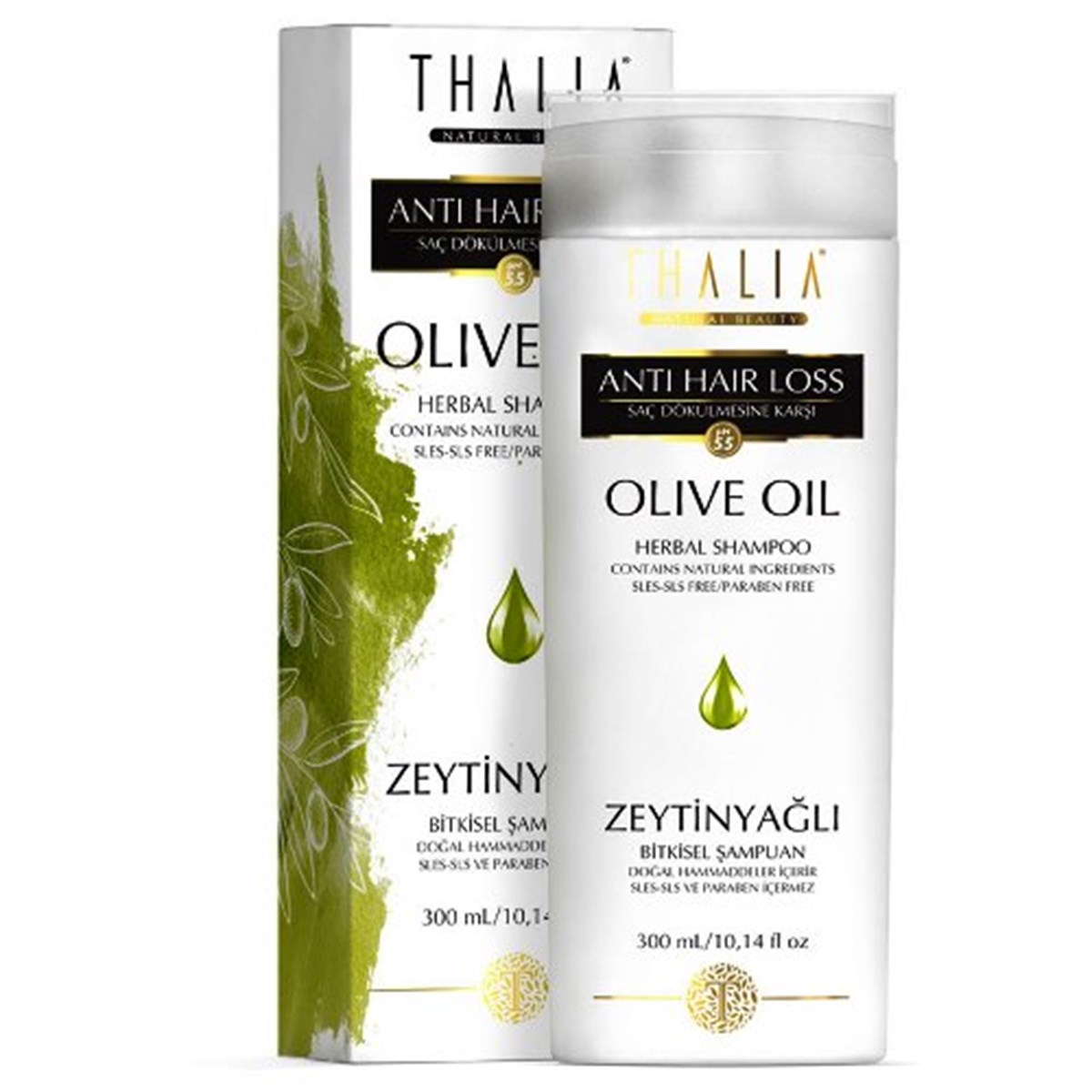 Thalia Zeytinyağlı Saç Dökülmesine Karşı Şampuan 300 ml