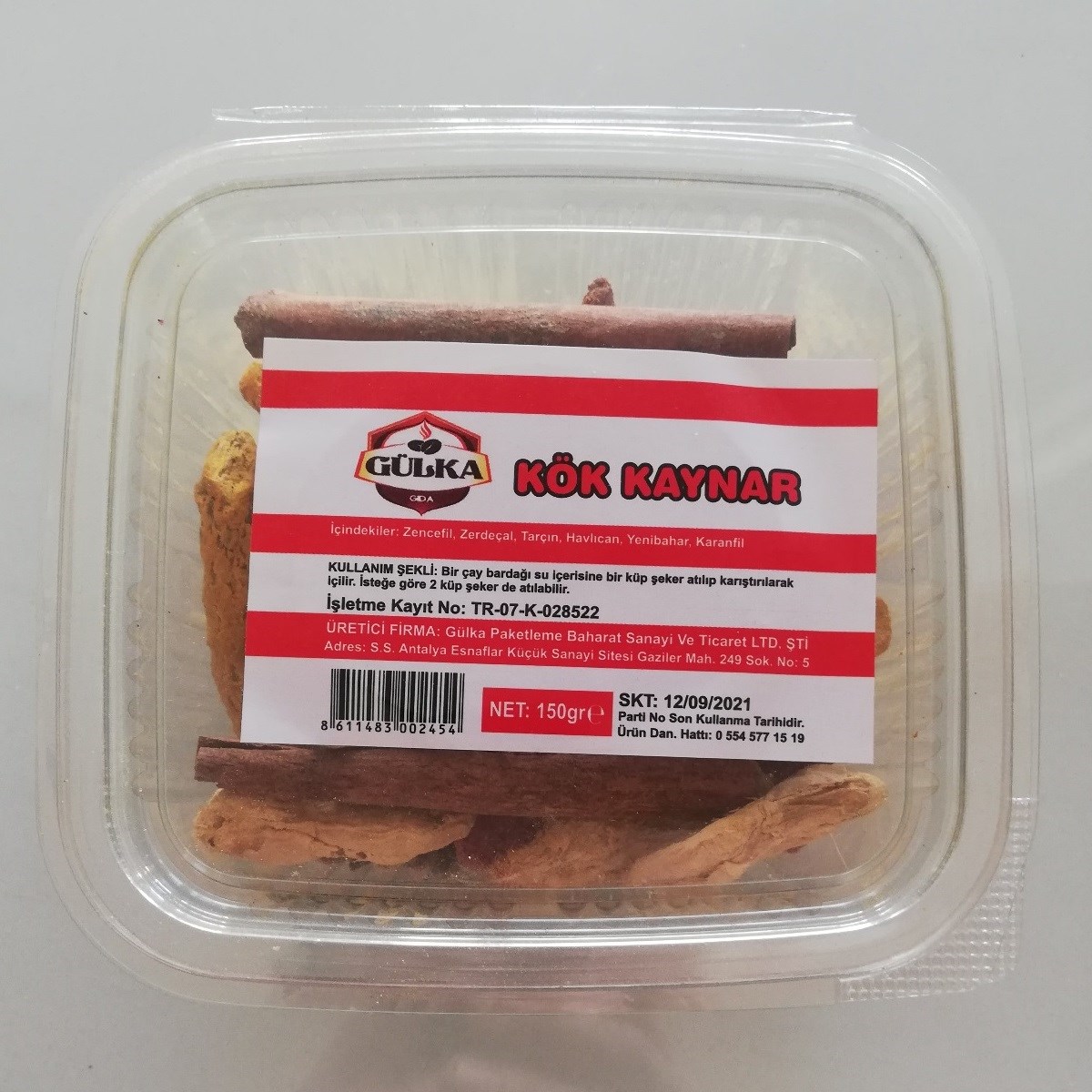 Ziya Dede Kök Kaynar Baharatı 150 Gram