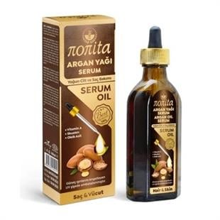 Nonita Argan Yağı Serum 100 ml (Yoğun Cilt ve Saç Bakımı)