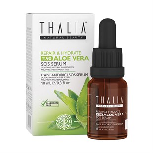 Thalia Aloe Vera Serisi Onarıcı ve Nemlendirici SOS Serum 10 ml