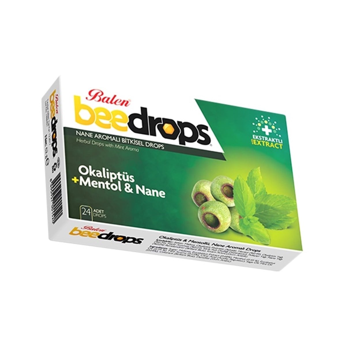 Balen Beedrops Okaliptüs Mentol Nane Aromalı Drops