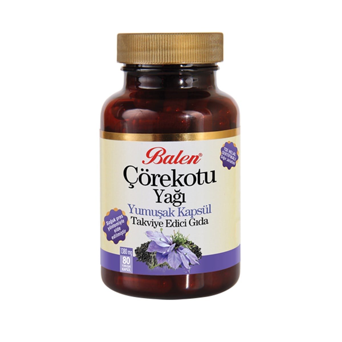 Balen Çörek Otu Yağı 1380 Mg 80 Kapsül