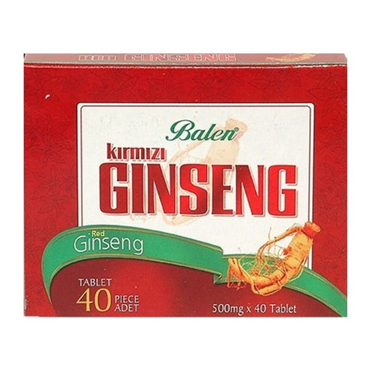Balen Ginseng Tablet 500 Mg 40 Tablet
