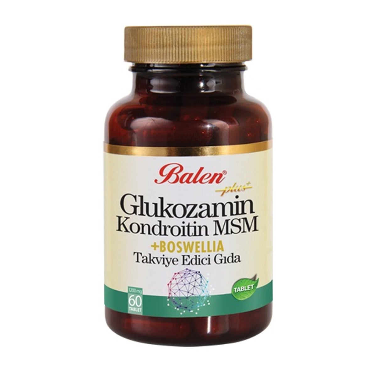 Balen Glukozamin Kondroitin Msm+Boswellia 1200 Mg 60 Tablet