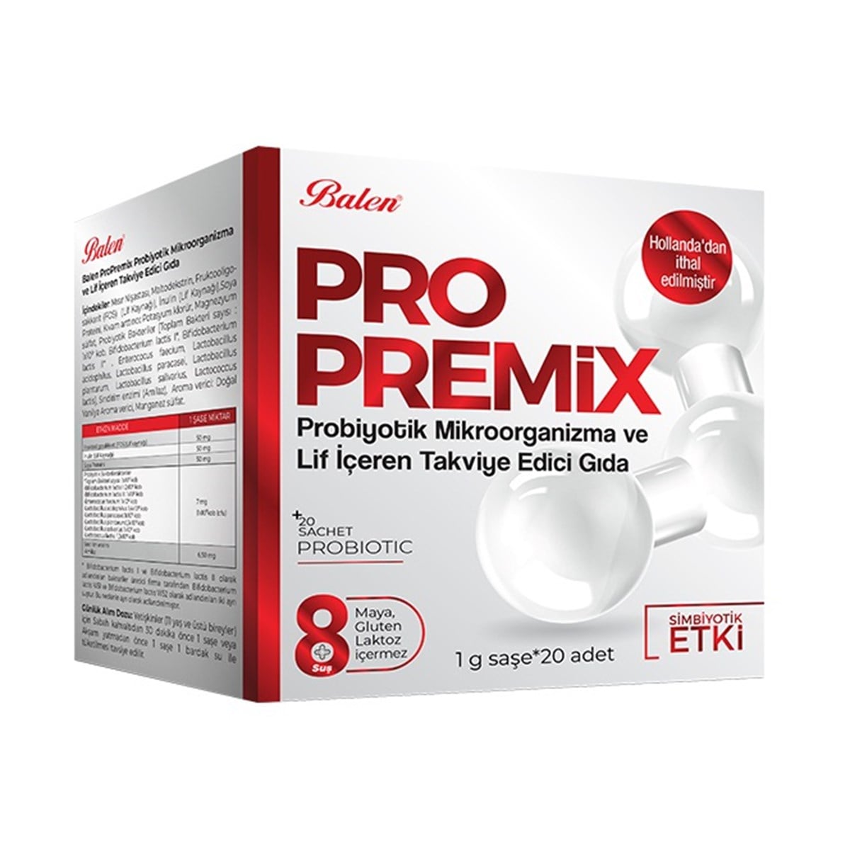Balen Propremix Probiyotik Mikroorganizma ve Lif İçeren 20 Şase