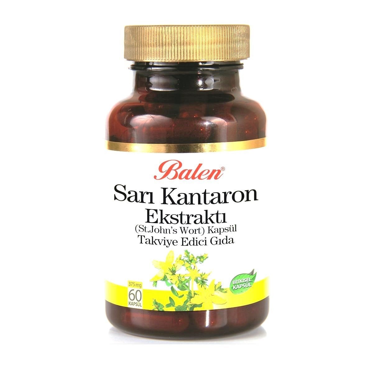 Balen Sarı Kantaron Ekstraktı (St. John's Wort) 375 mg 60 Kapsül