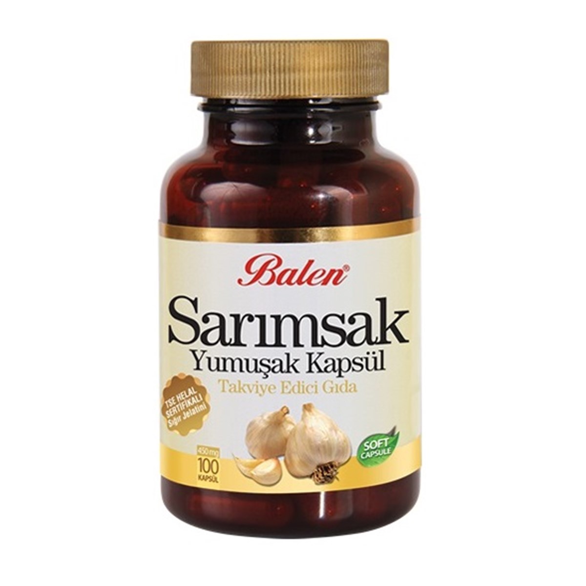 Balen Sarımsak Yağı Yumuşak Kapsül 450 mg 100 Kapsül